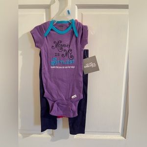 Gerber Love your onesie Baby outfit, NWT, size 3-6 mos